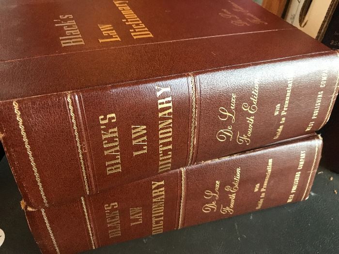 Black's Law Dictionary; De Luxe Fourth Edition 