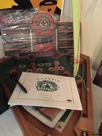 The baseball table top game