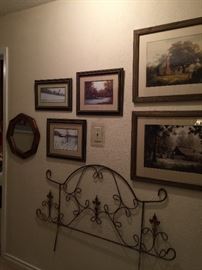 Art and vintage ornate metal piece