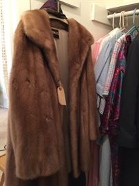 Wonderful 3/4 length mink coat