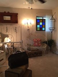 Looking into the shabby room