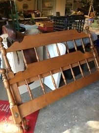 Ethan Allen Bed frame with rails