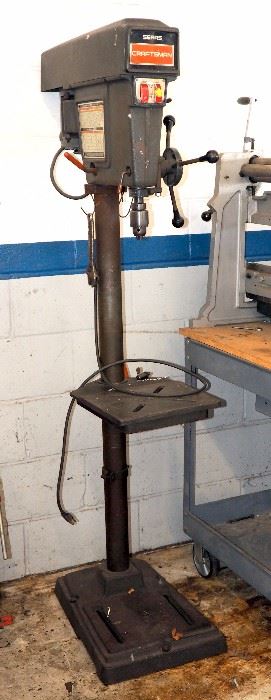 Sears Craftsman Drill Press, 1/2HP, 1725RPM, With Chuck Key