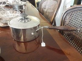 Neiman Marcus silverplate pot