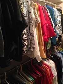 Large selection of clothes