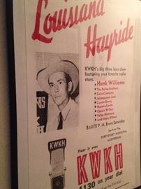 Louisiana Hayride framed poster