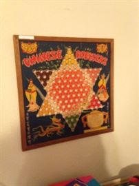 Vintage Chinese Checkers board
