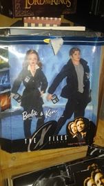 Collection cant be complete without the Barbie and Ken X FILES DOLLS!!