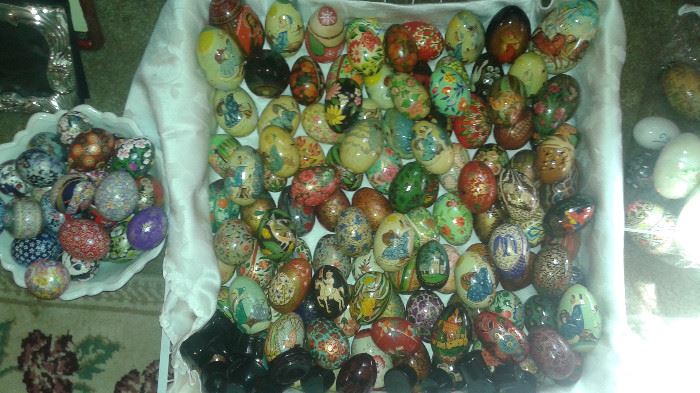 MORE!! Very Special, unique, and beautiful Hand Painted Russian Eggs