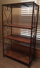 Made-to-Last Iron and Tile Etagere (2) Custom Made