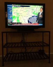 Made-to-Last Iron and Tile TV Stand Custom Made
Panasonic 37" TV
Toshiba DVD and Video Recorder
