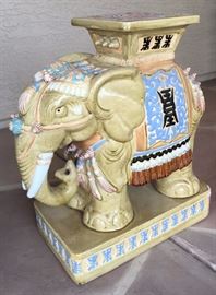 Elephant Plant Stand/Garden Stool