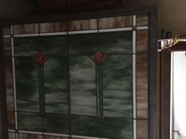 Beautiful stained glass windows (total of three)