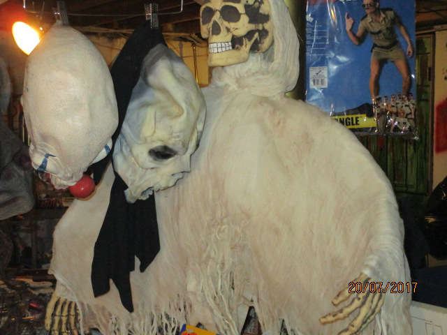 Masks and skeleton ghost