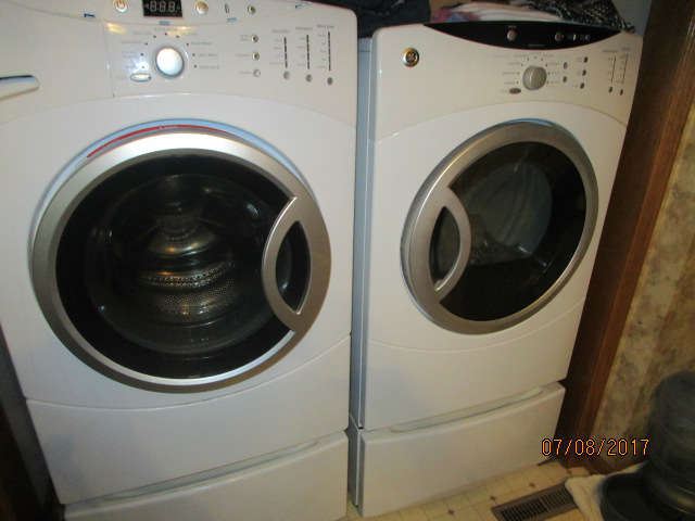 GE front loading washer and dryer set