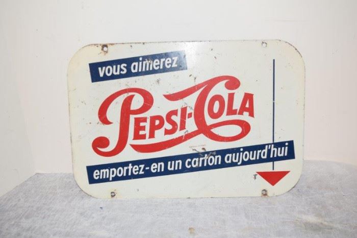 170 Pepsi double side foreign sign