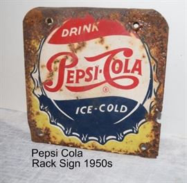 196 drink pepsi cola ice cold rack sign