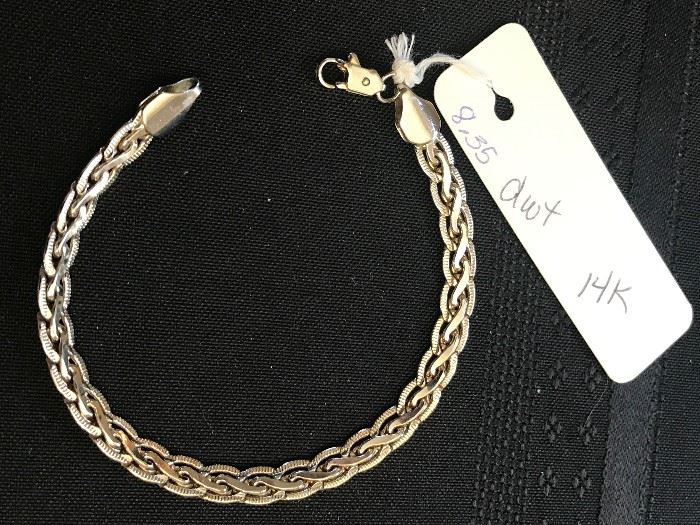 14K bracelet, made in Italy