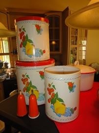 vintage canisters 