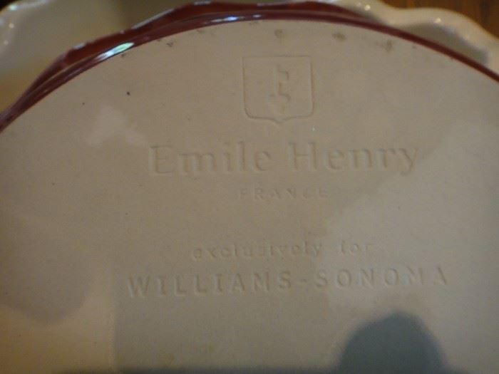 Emile Henry, Williams Sonoma Bakeware