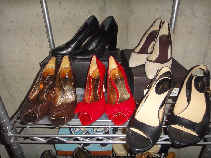 Women's Shoes & Boots,  Size 8 1/2, Michael Kors, Franco Sarto, Michelle Gianni Bini, Brighton, Coach Cole Haan, & more