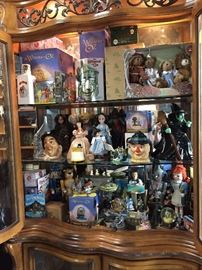 Hutch full of collectibles