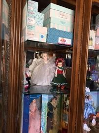 Hutch full of collectibles