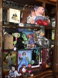 Hutch full of collectibles