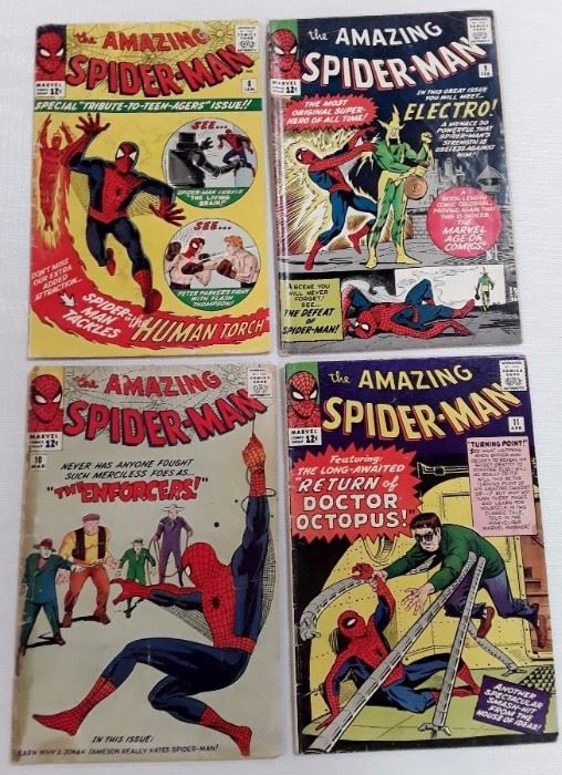 The Amazing Spider-Man Issues #8,9,10,&11