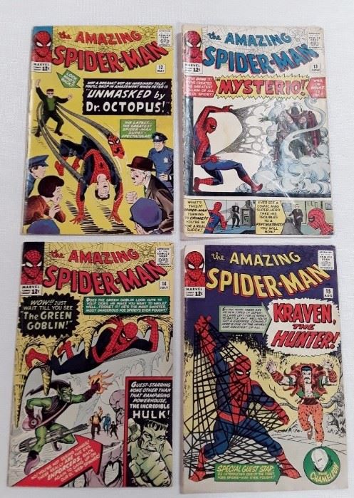 The Amazing Spider-Man Issues #12,13,14,&15