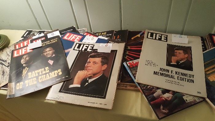 Life Magazines from 60s and 70s