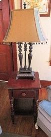 Vintage Table and Lamp