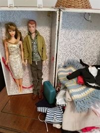 Vintage Barbie, Ken, Wardrobe cases, Clothes, etc...