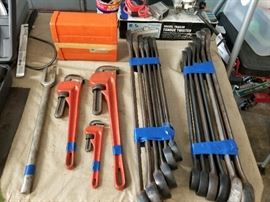 Industrial Size Wrenches, Pipe Wrenches, etc...