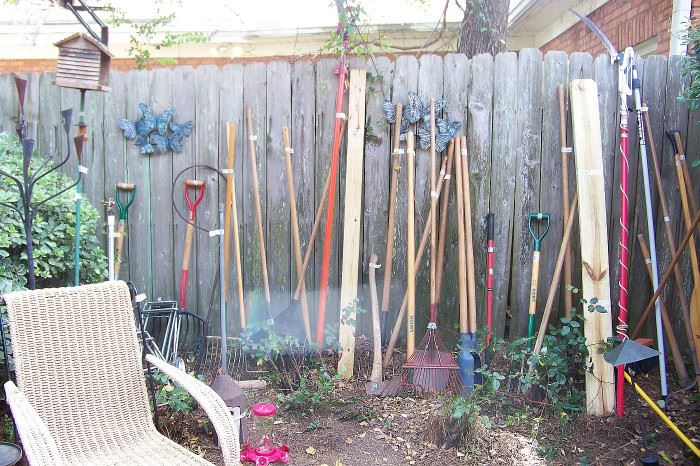 Lots of really nice lawn tools
