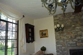 Decorator shelf, Pewter Tea Pots, -Oil painting