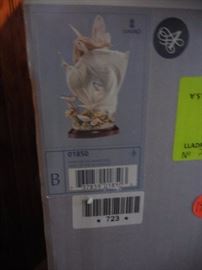 Lladro Fairy of the Butterflies. In original Box