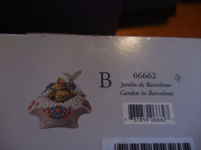 Lladro Garden in Barcelona in Original Box
