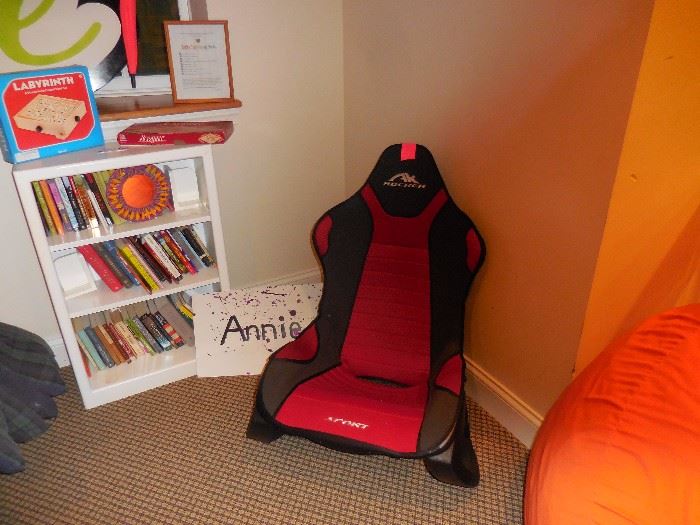 Gaming Chair. Books. 