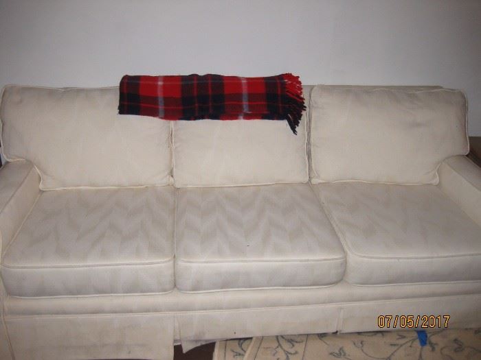 Pull-out couch.