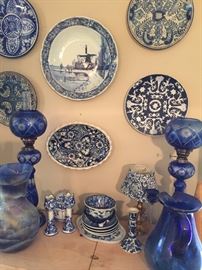 Blue and white collection