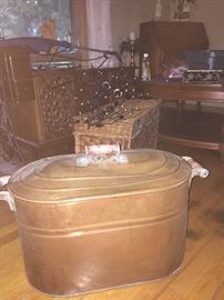 Copper tub - use for planter, wood next to fire place, any kind of storage.