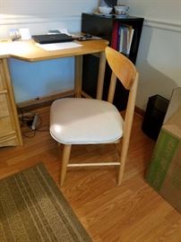 Mid century chair and desk