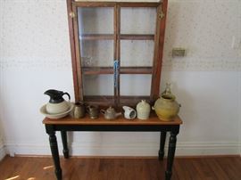 China Cabinet and Sofa Table