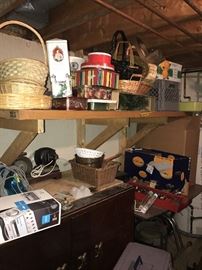 BASKETS AND TIN CANS