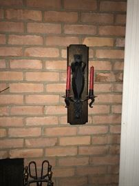 WALL SCONCE / CANDLE HOLDERS