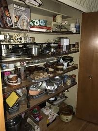 LOTS AND LOTS OF KITCHENWARE AND BAKEWARE