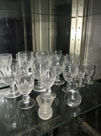 CRYSTAL GLASSWARE AND STEMWARE