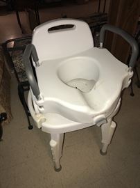 MEDICAL RAISED TOILET SEAT AND SHOWER CHAIR