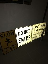 GENUINE REFLECTIVE STREET SIGNS